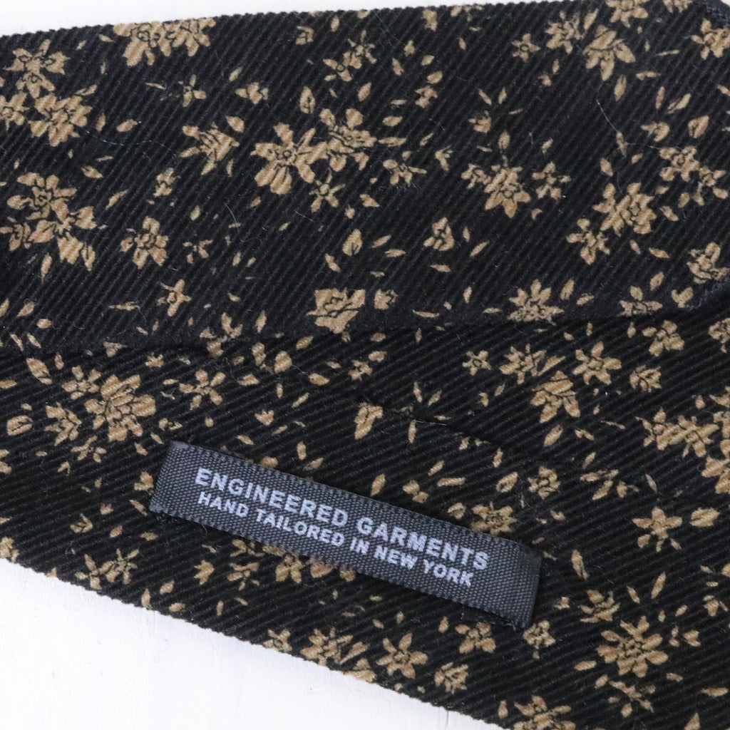 ENGINEERED GARMENTS : Neck Tie-21W Corduroy Small Floral Print