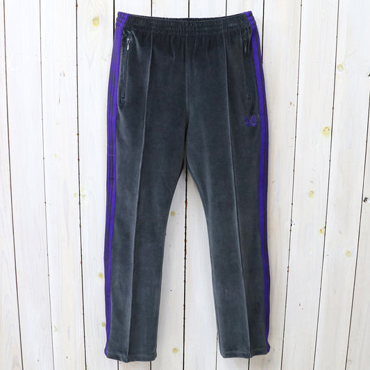 Needles : Narrow Track Pant-C/Pe Velour (Charcoal)
