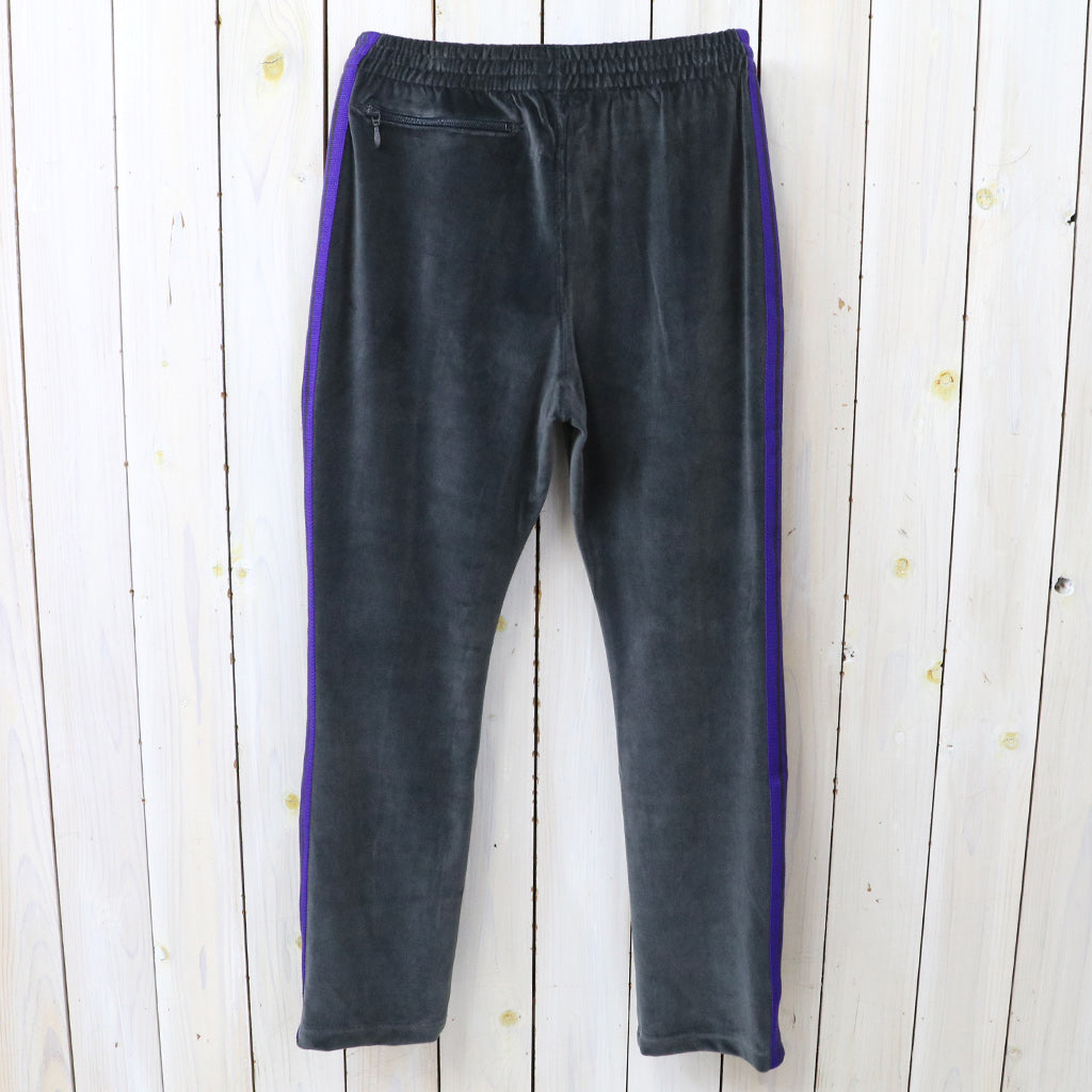 Needles : Narrow Track Pant-C/Pe Velour (Charcoal)