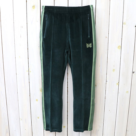 Needles : Narrow Track Pant-C/Pe Velour (Green)