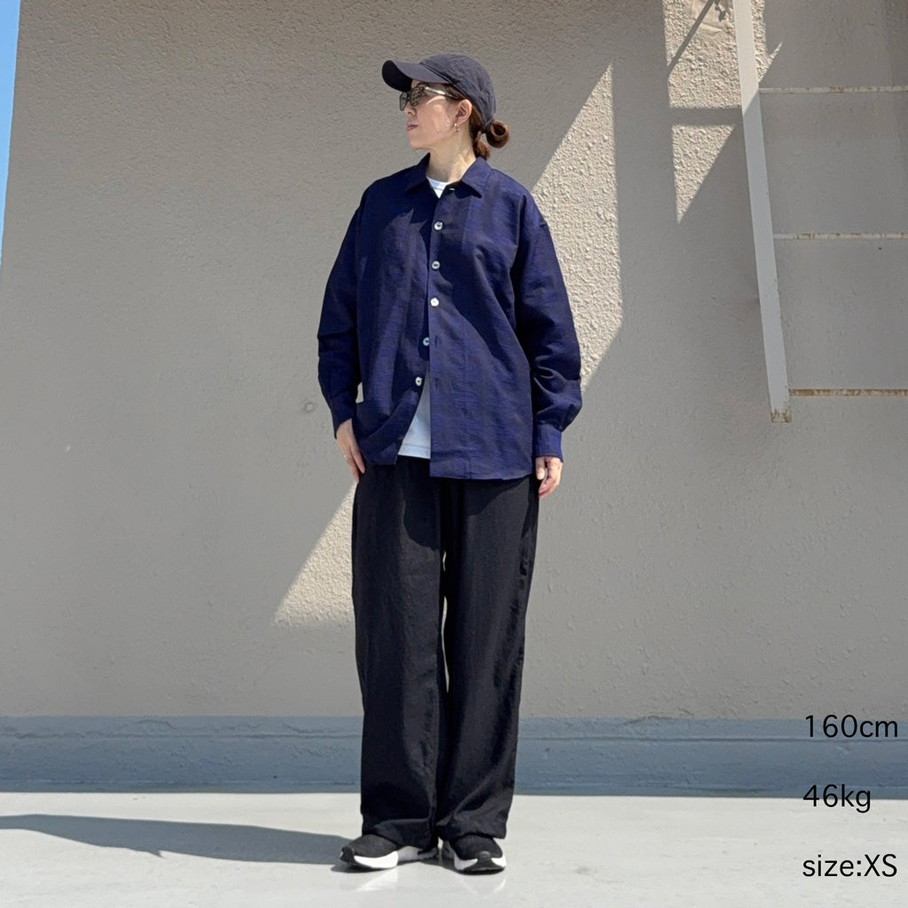 Needles : Uncon Shirt-Chambray Shadow (Blue)