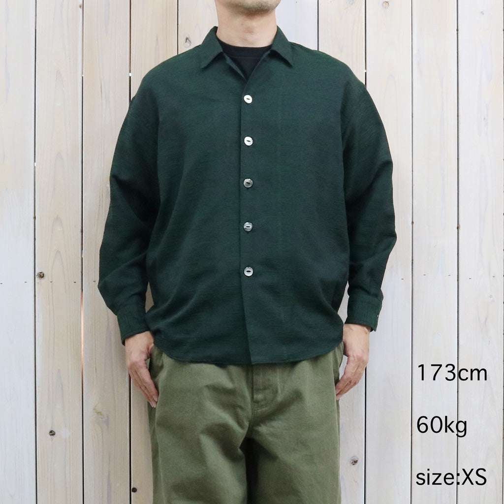 Needles : Uncon Shirt-Chambray Shadow (Green)