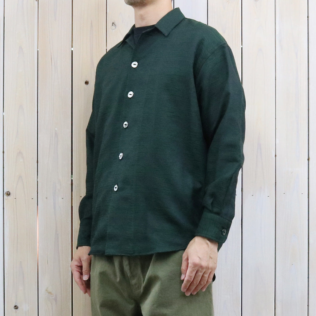 Needles : Uncon Shirt-Chambray Shadow (Green)