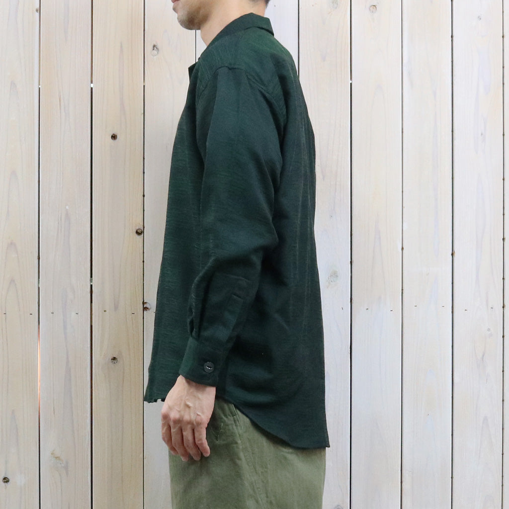 Needles : Uncon Shirt-Chambray Shadow (Green)
