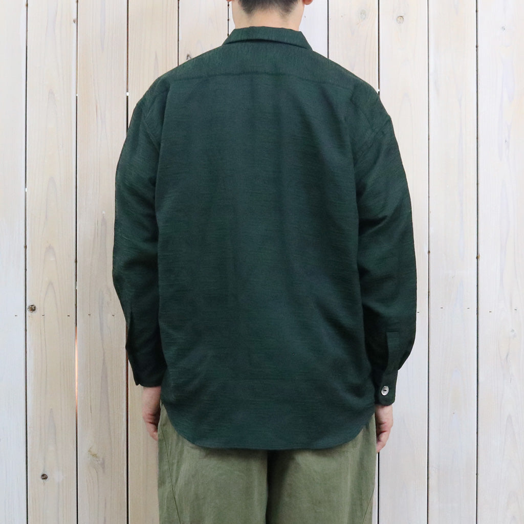 Needles : Uncon Shirt-Chambray Shadow (Green)