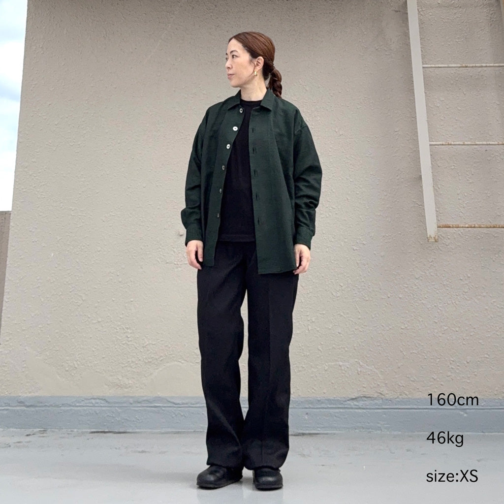 Needles : Uncon Shirt-Chambray Shadow (Green)