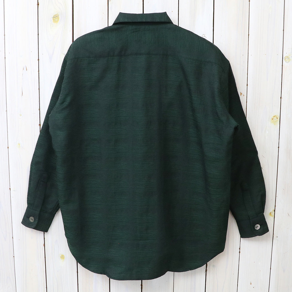 Needles : Uncon Shirt-Chambray Shadow (Green)
