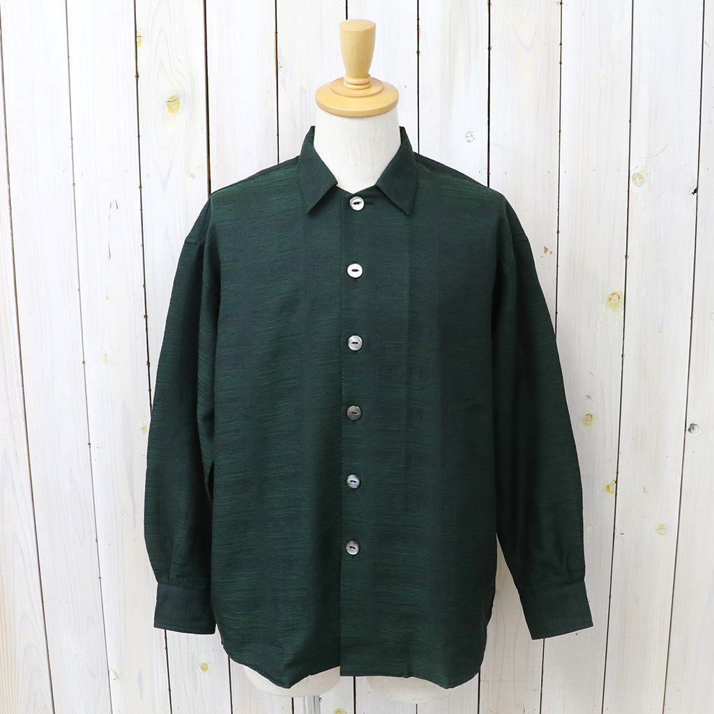 Needles : Uncon Shirt-Chambray Shadow (Green)
