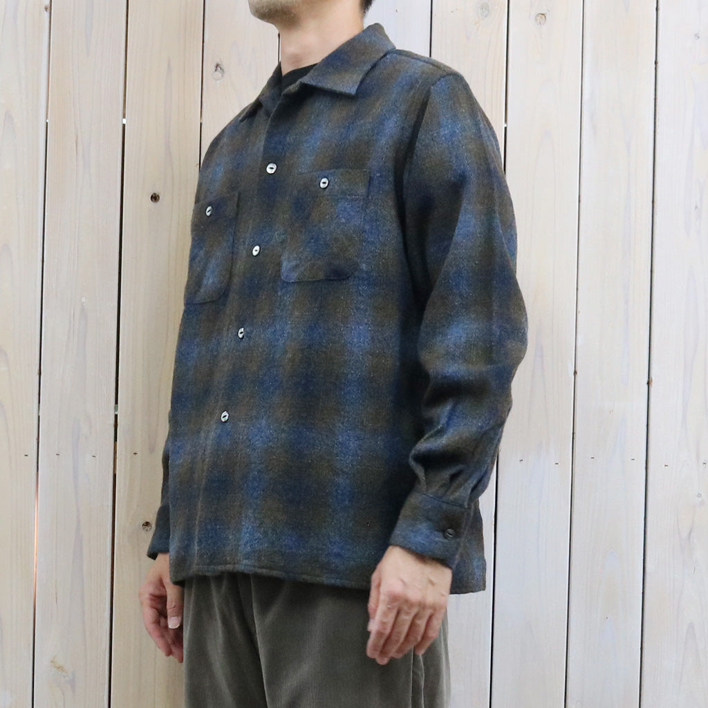 Needles : One-Up Shirt-Wool Ombre Plaid