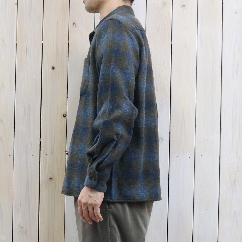 Needles : One-Up Shirt-Wool Ombre Plaid