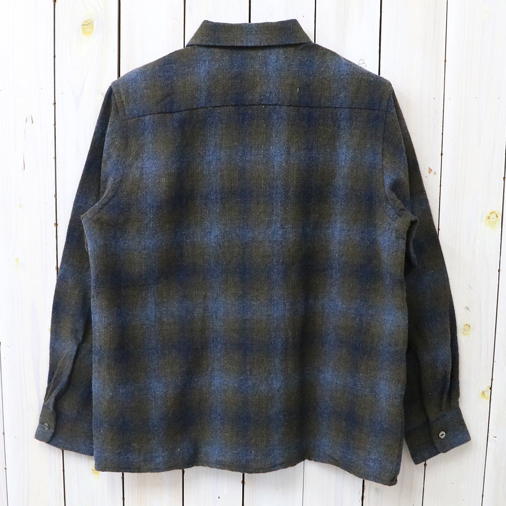 Needles : One-Up Shirt-Wool Ombre Plaid