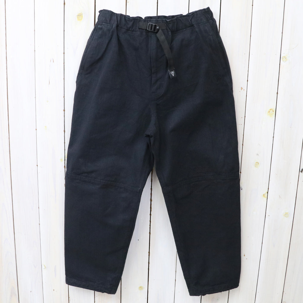 SOUTH2 WEST8 : Trek Pant-Cotton Herringbone (Black)