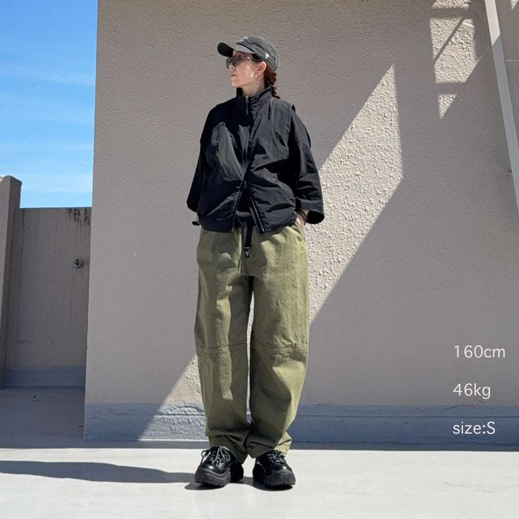 SOUTH2 WEST8 : Trek Pant-Cotton Herringbone (Olive)