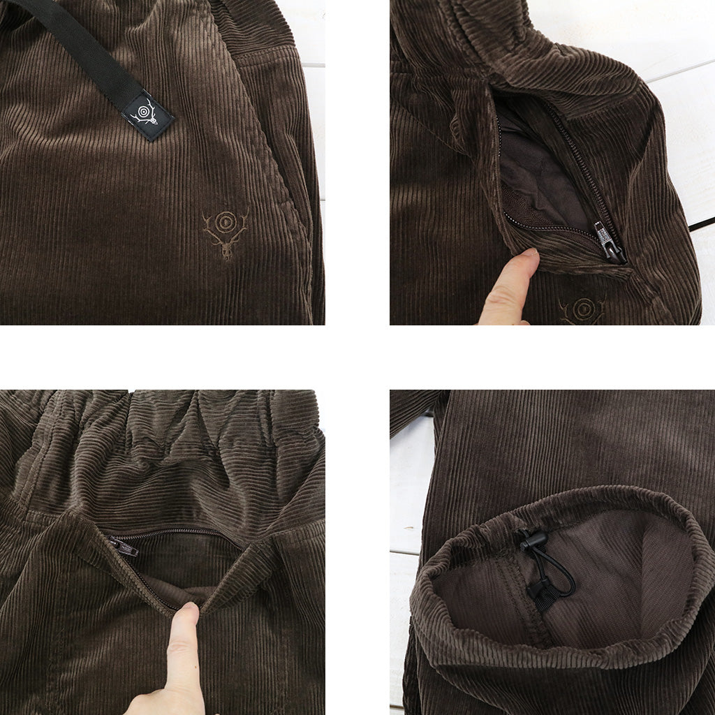 SOUTH2 WEST8 : Trek Pant-8W Corduroy (Brown)