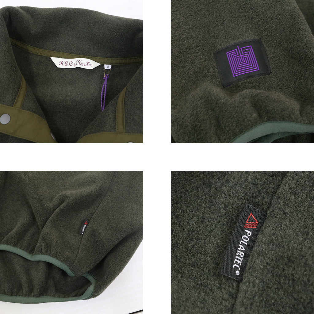 REC by Needles : Between Snap Shirt-Poly Fleece