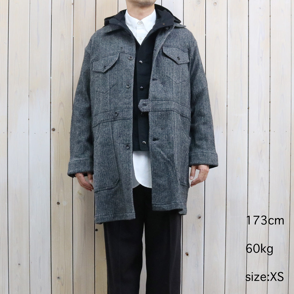ENGINEERED GARMENTS : Shop Coat-Poly Wool Herringbone