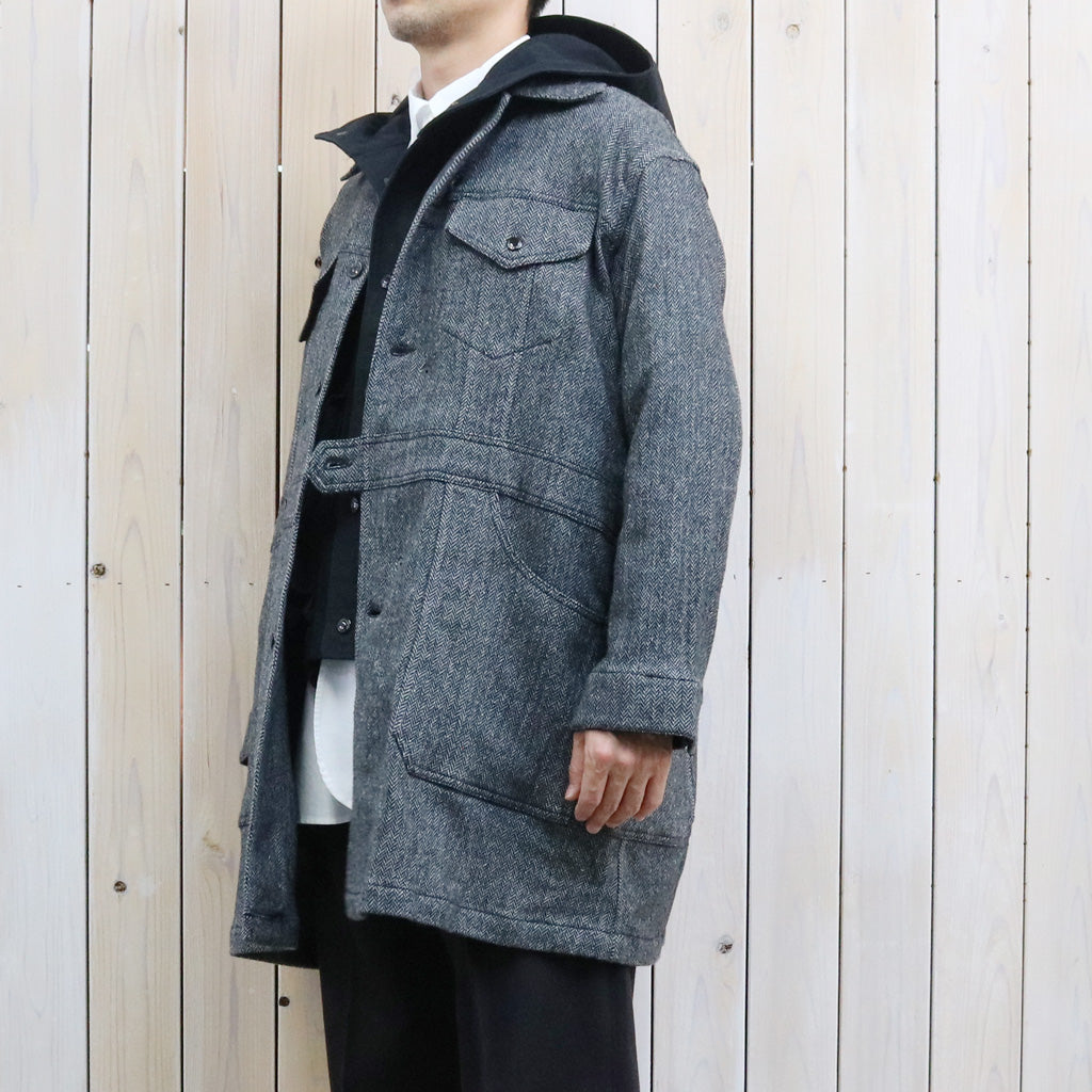 ENGINEERED GARMENTS : Shop Coat-Poly Wool Herringbone