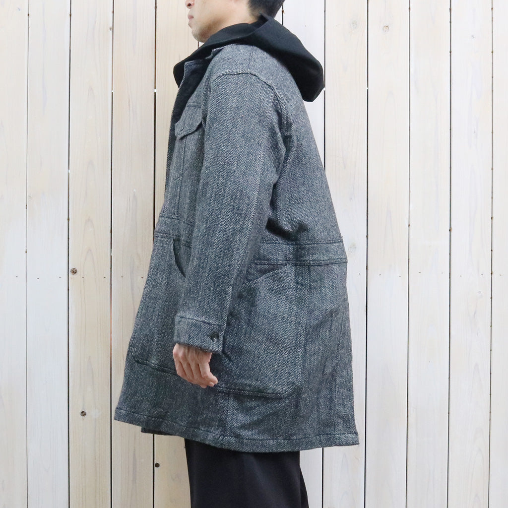 ENGINEERED GARMENTS : Shop Coat-Poly Wool Herringbone