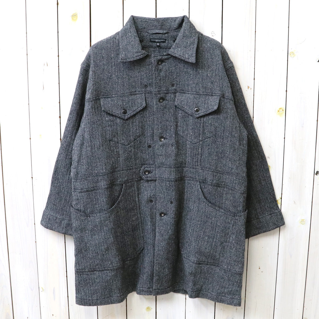 ENGINEERED GARMENTS : Shop Coat-Poly Wool Herringbone