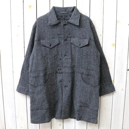 ENGINEERED GARMENTS : Shop Coat-Poly Wool Herringbone