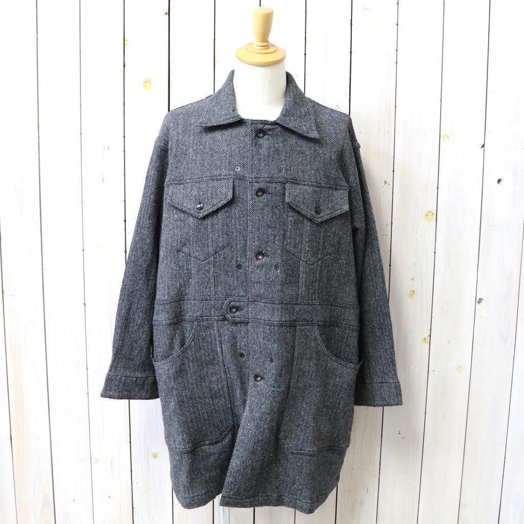 ENGINEERED GARMENTS : Shop Coat-Poly Wool Herringbone