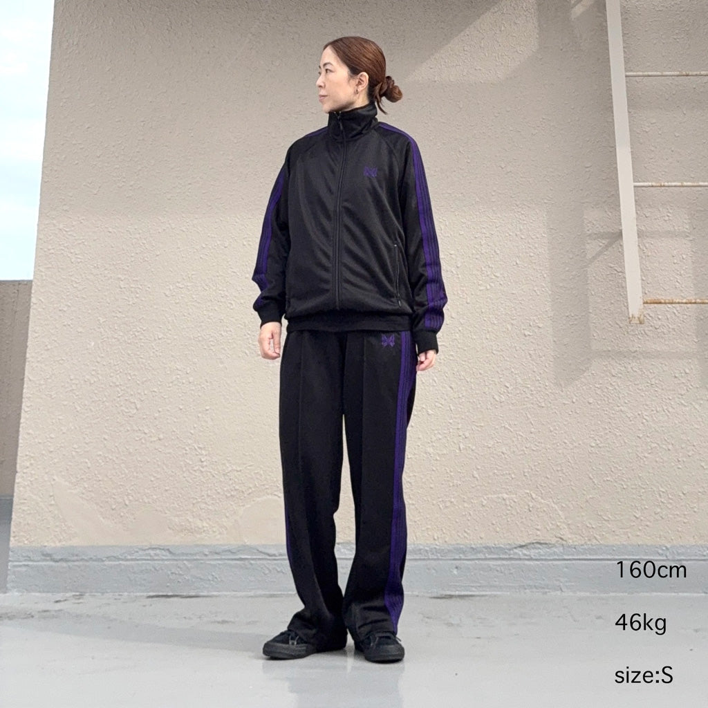 Needles : Track Jacket-Poly Smooth (Black)