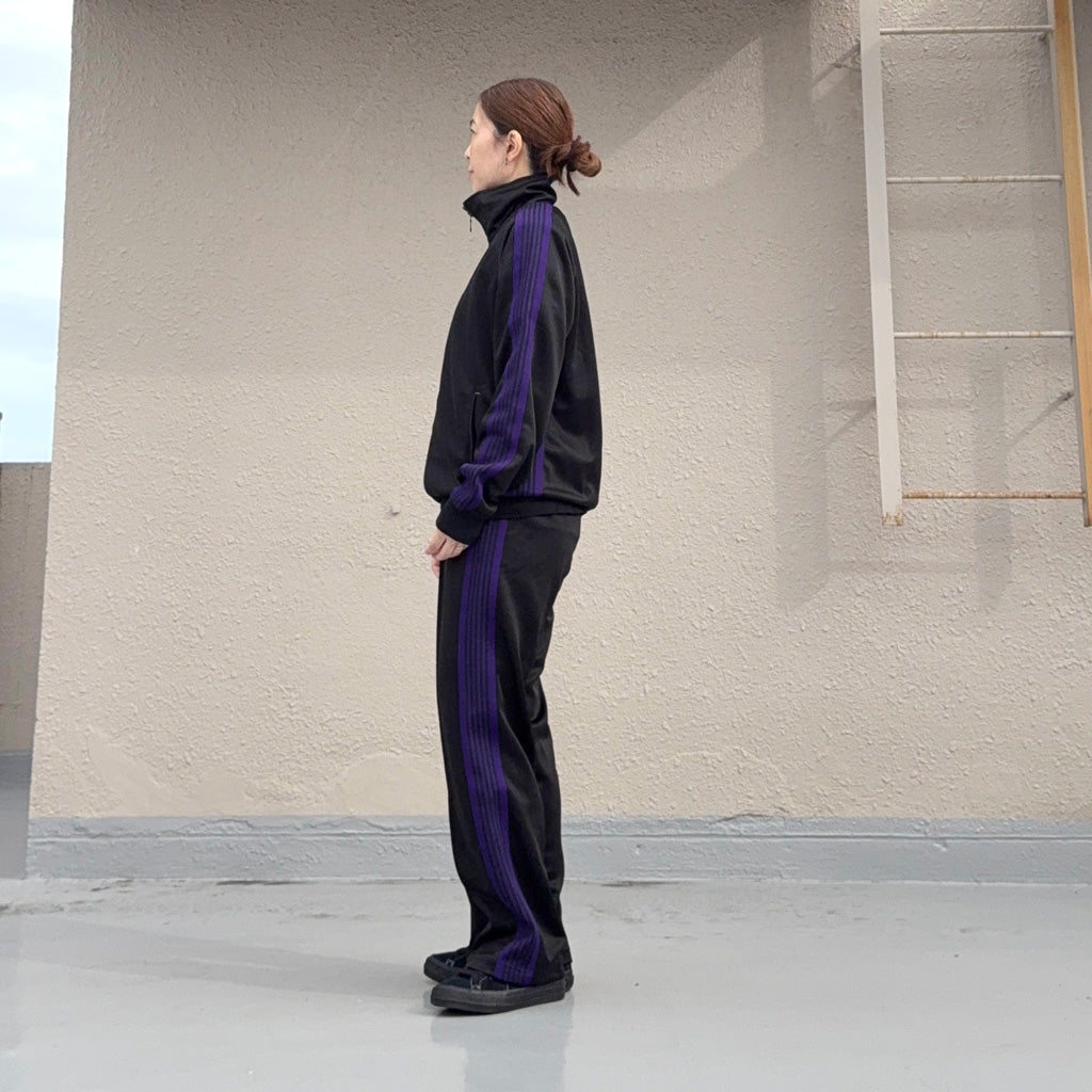 Needles : Track Jacket-Poly Smooth (Black) – Reggieshop