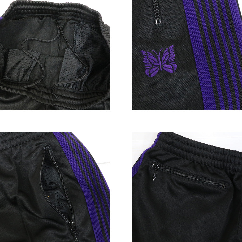 Needles : Track Pant-Poly Smooth (Black)