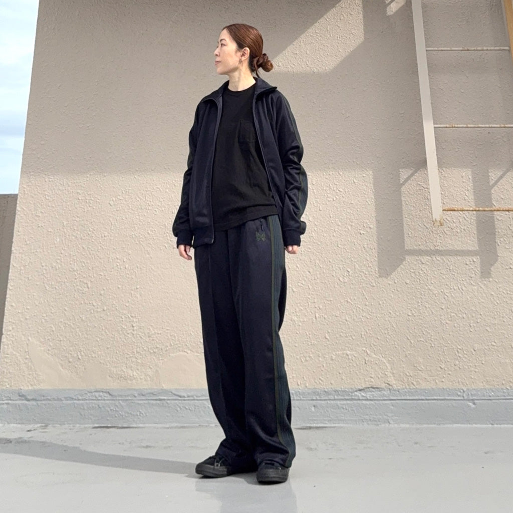 Needles : Track Pant-Poly Smooth (Navy)