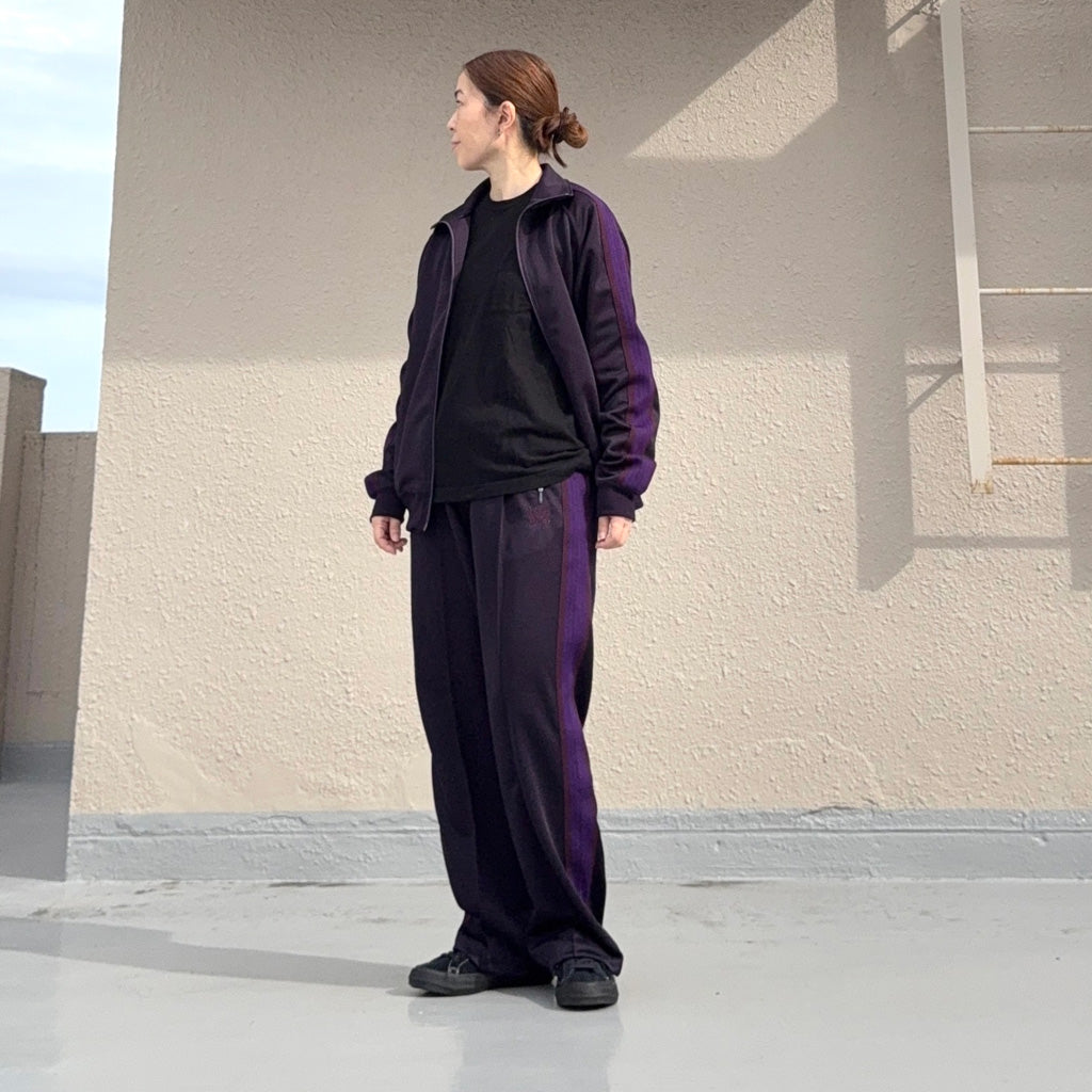 Needles : Track Pant-Poly Smooth (Purple)