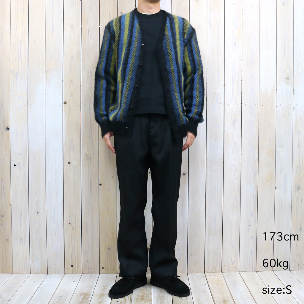 Needles : Railroad Pant-Melange Double Cloth (Black)