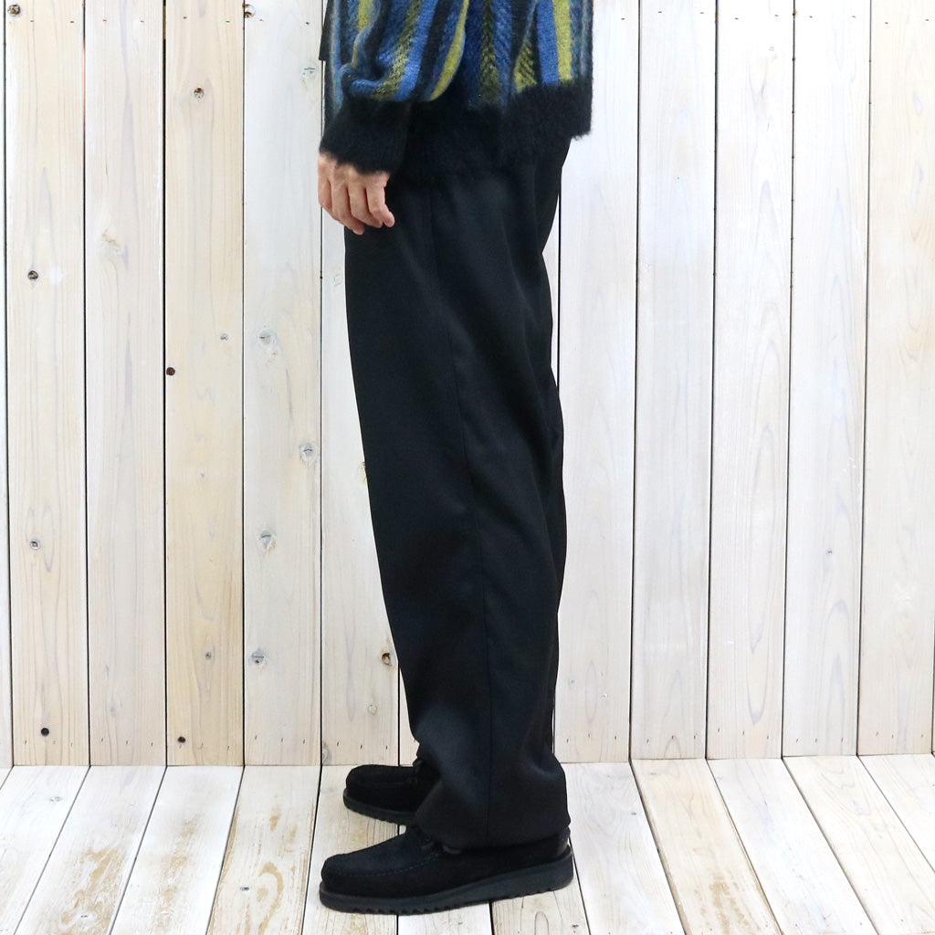 Needles : Railroad Pant-Melange Double Cloth (Black)