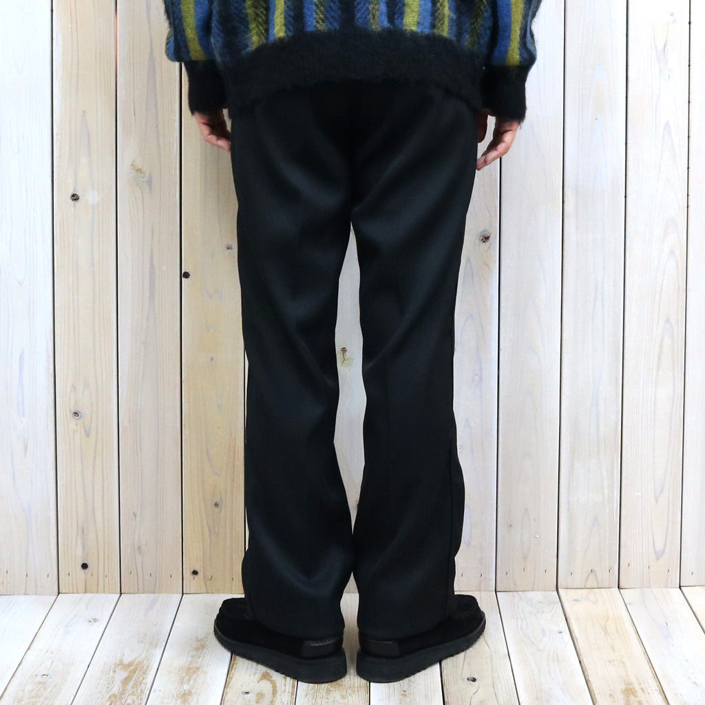 Needles : Railroad Pant-Melange Double Cloth (Black)