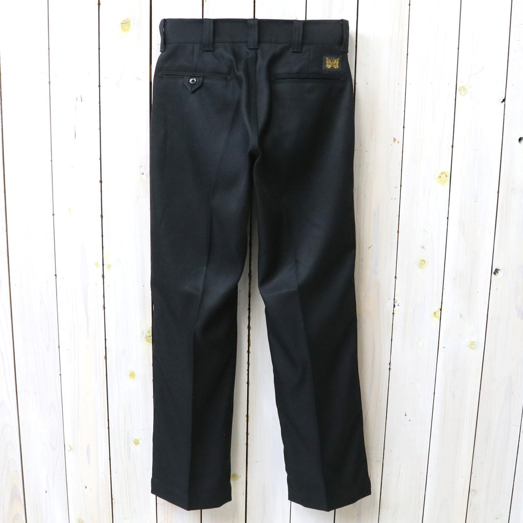 Needles : Railroad Pant-Melange Double Cloth (Black)
