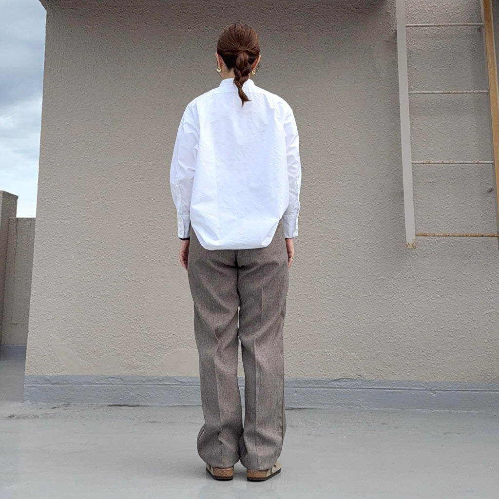 Needles : Railroad Pant-Melange Double Cloth (Beige)