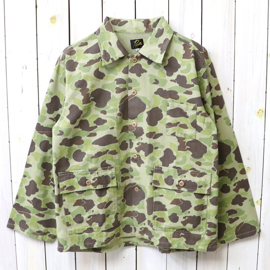 Needles : Military Shirt Jacket-Camo Twill