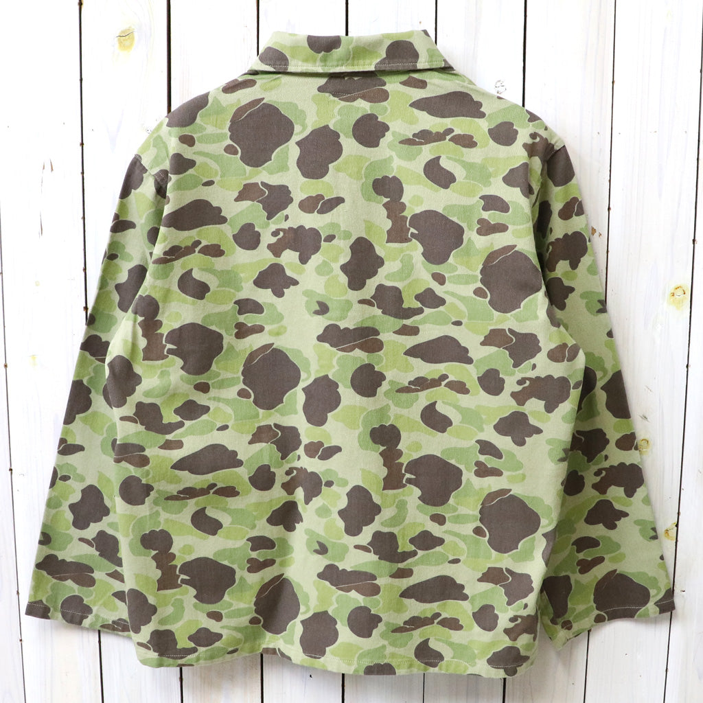 Needles : Military Shirt Jacket-Camo Twill