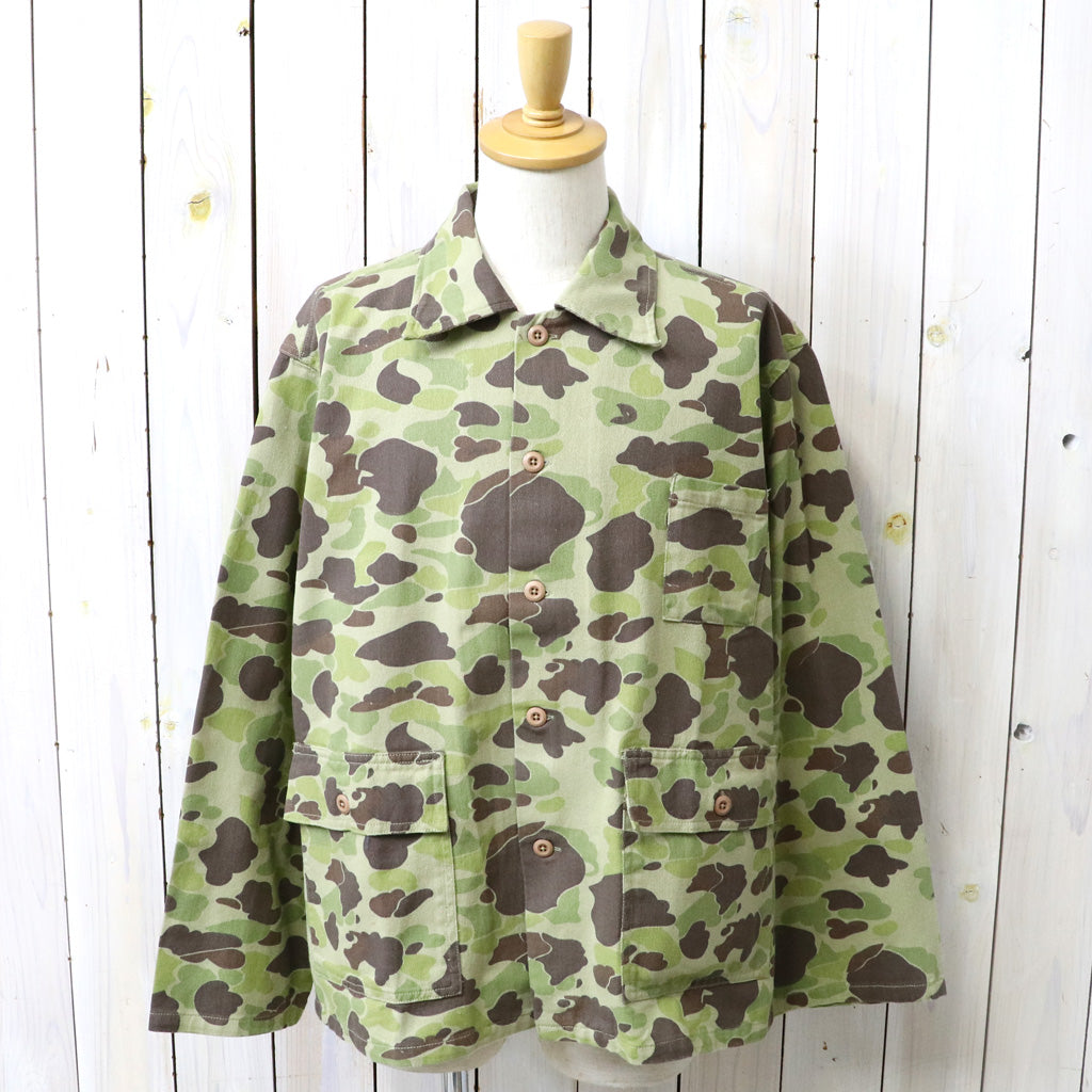 Needles : Military Shirt Jacket-Camo Twill