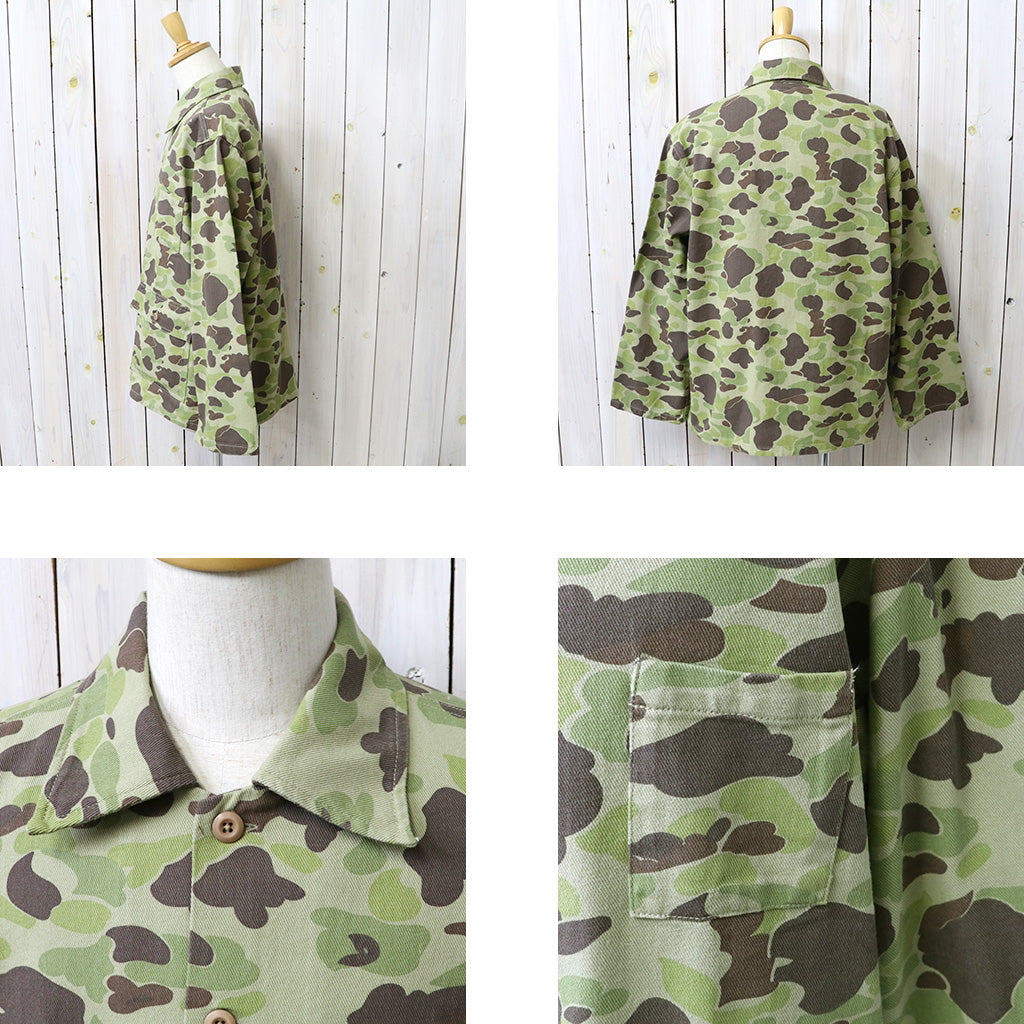 Needles : Military Shirt Jacket-Camo Twill