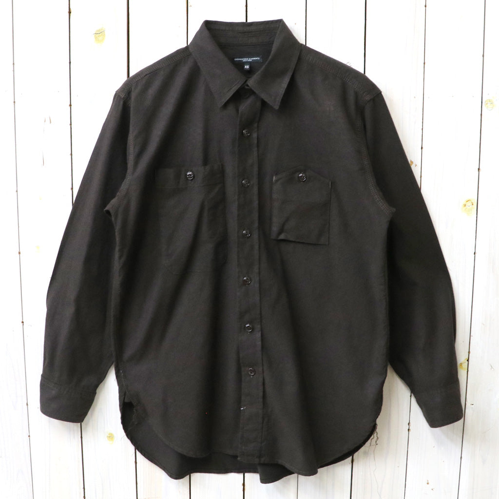 ENGINEERED GARMENTS : Work Shirt-Cotton Brushed Twill