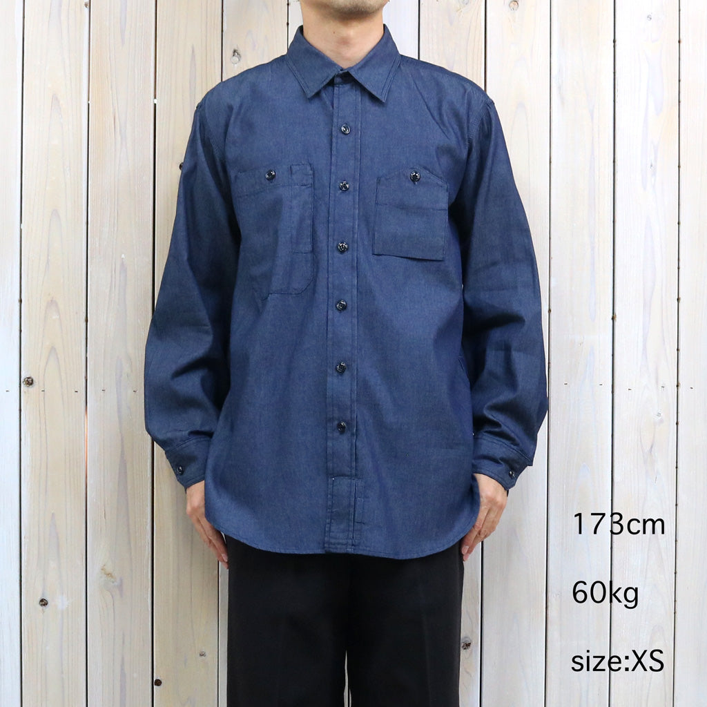 ENGINEERED GARMENTS : Work Shirt-Cotton Denim Shirting
