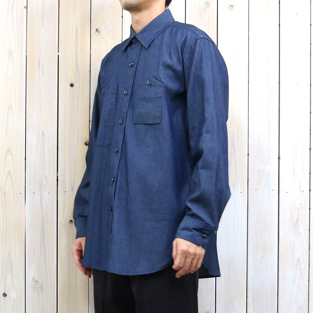 ENGINEERED GARMENTS : Work Shirt-Cotton Denim Shirting
