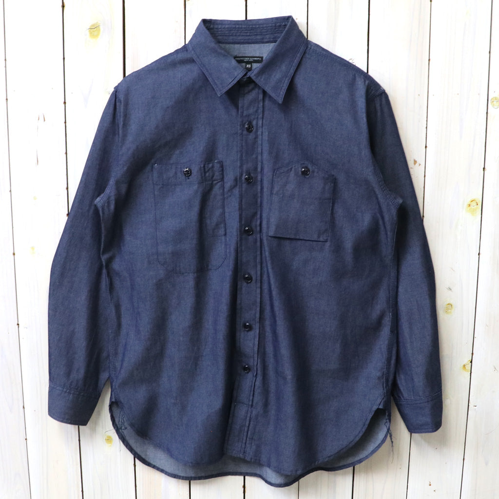 ENGINEERED GARMENTS : Work Shirt-Cotton Denim Shirting