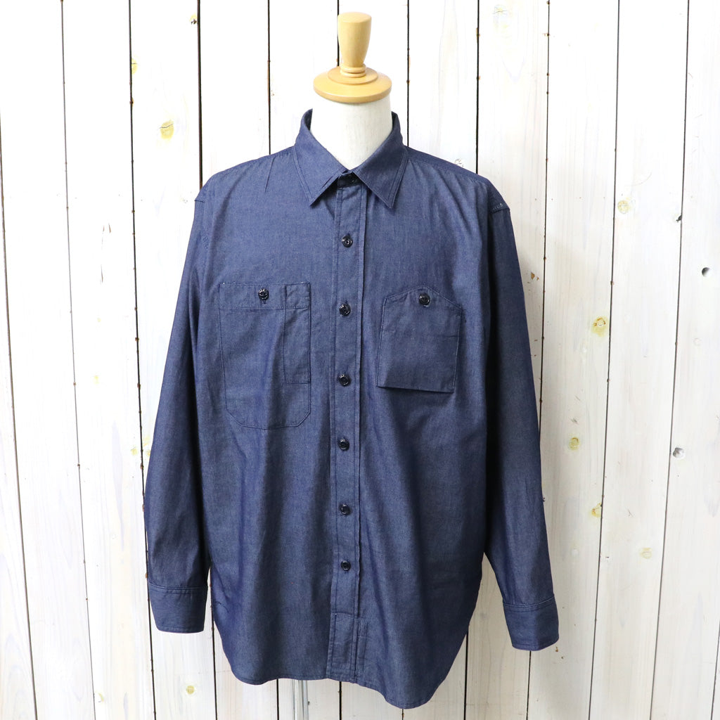 ENGINEERED GARMENTS : Work Shirt-Cotton Denim Shirting