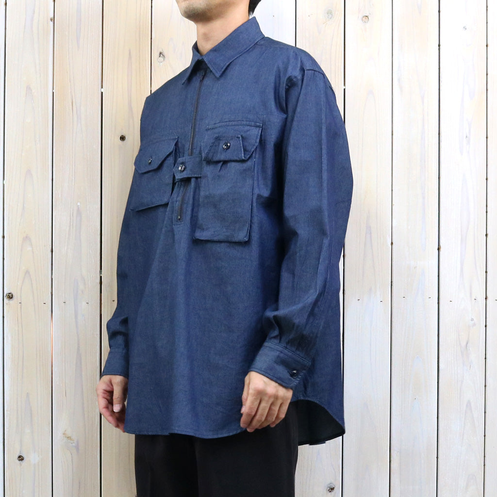 ENGINEERED GARMENTS : Binocular Shirt-Cotton Denim Shirting