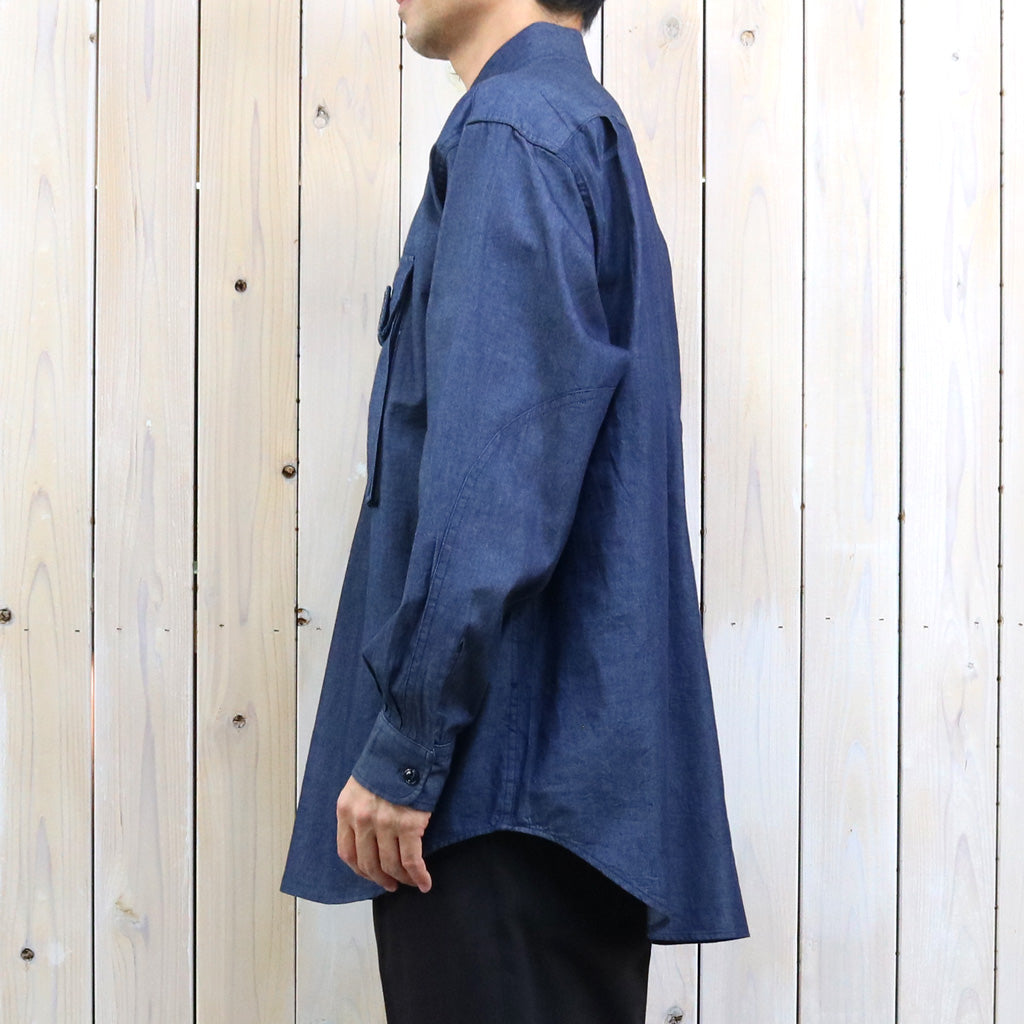 ENGINEERED GARMENTS : Binocular Shirt-Cotton Denim Shirting