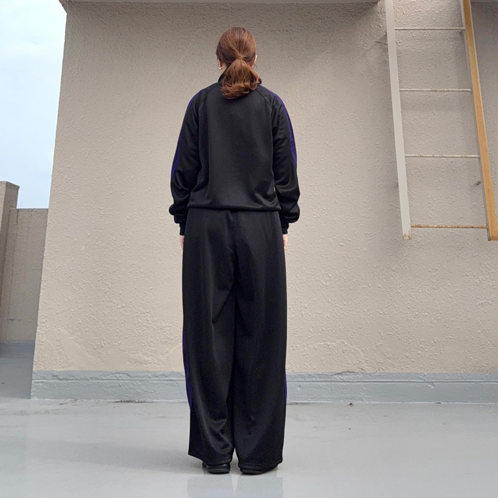 Needles : H.D. Track Pant-Poly Smooth (Black)