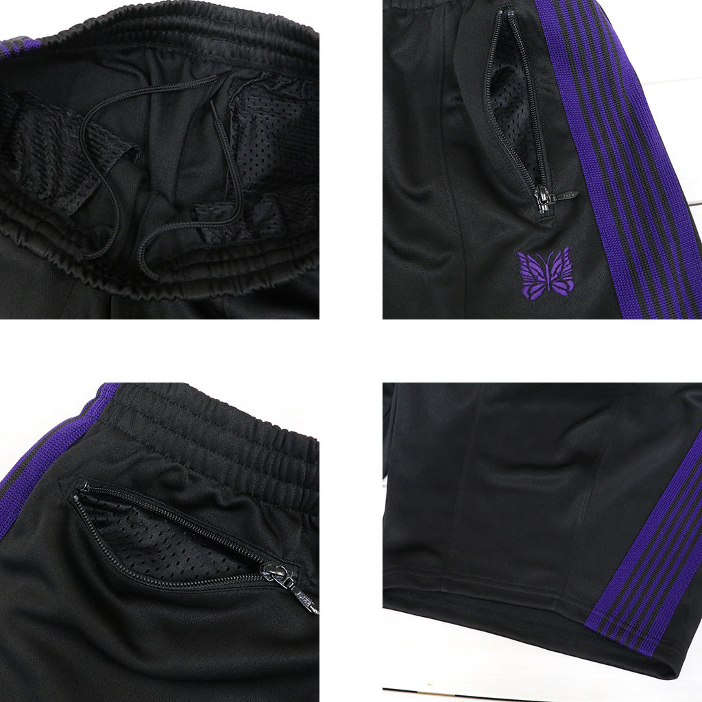 Needles : H.D. Track Pant-Poly Smooth (Black)