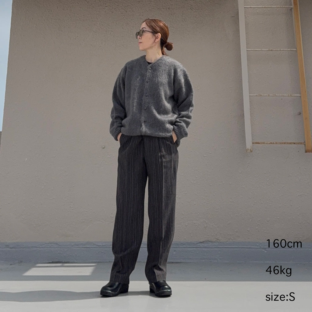 Needles : Side Tab Tucked Trouser-Faded Stripe