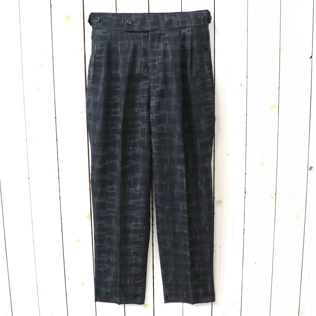 Needles : Side Tab Tucked Trouser-Faded Windowpane